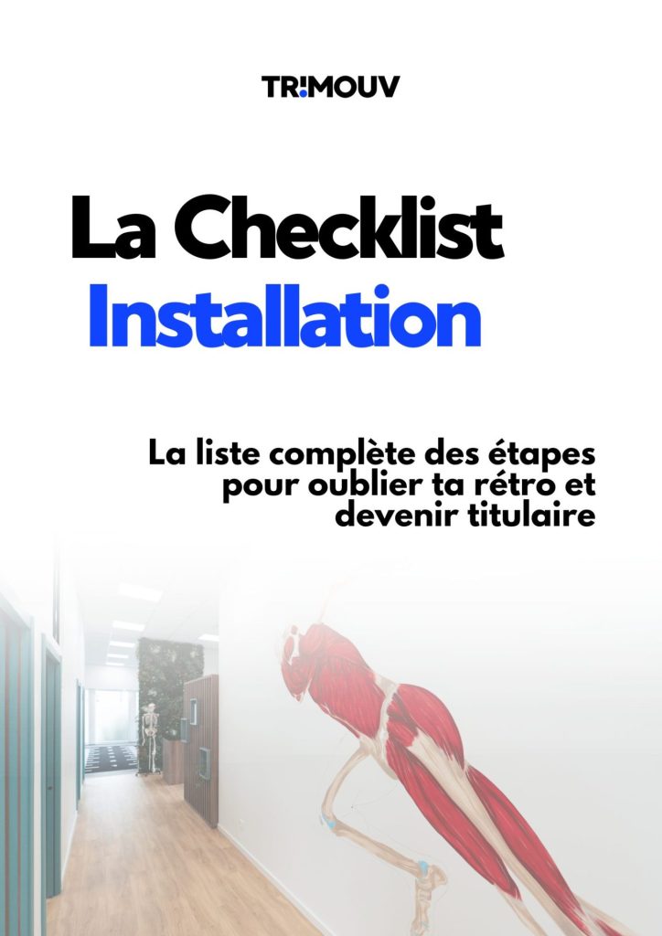 Checklist complète de tout l'équipement et du matériel indispensable à ton cabinet de kinésithérapie